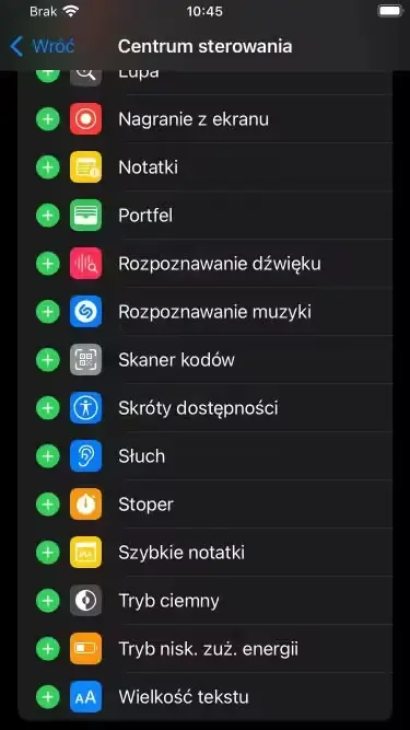 Dodawanie skrótu nagrywania ekranu